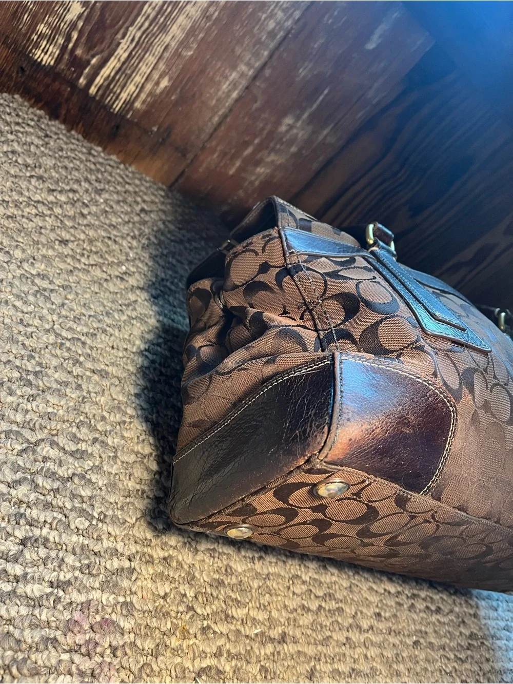 Chocolate Brown Coach bag